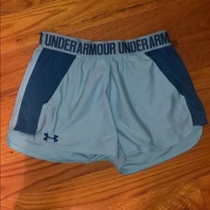 Blue under armour shorts